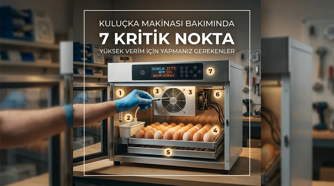 Kuluçka makinası bakım rehberi